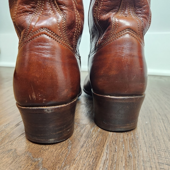 LUCCESE western topstitch design boots - Picture 4 of 15
